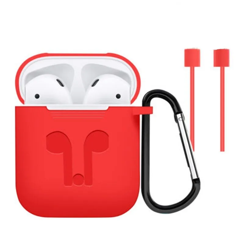 Airpods hodetelefoner øretelefoner silikon etui dekker