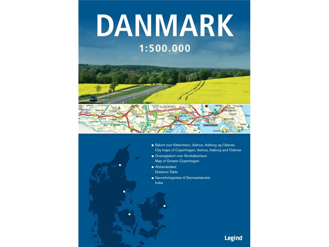 Danmark foldekart