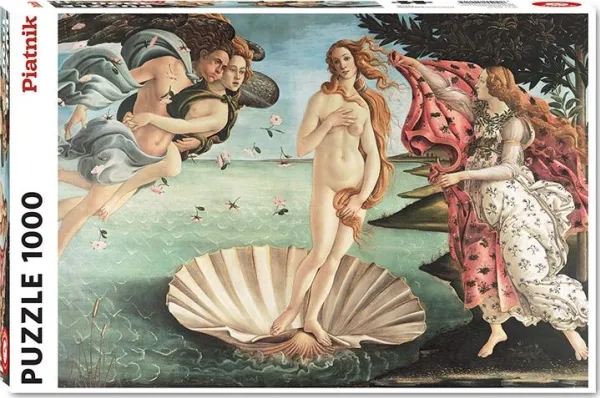 Puslespill 1000 brikker Botticelli Birth of Venus