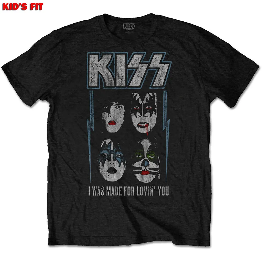 KISS Kids T-Shirt: Made For Lovin' You (3-4 Years)