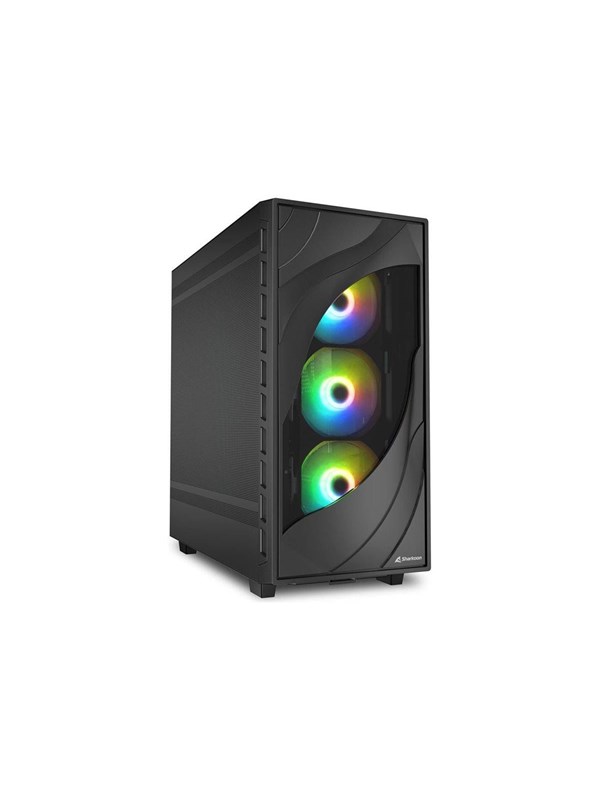 Sharkoon Rebel C80M - Kabinett - Tower - Svart