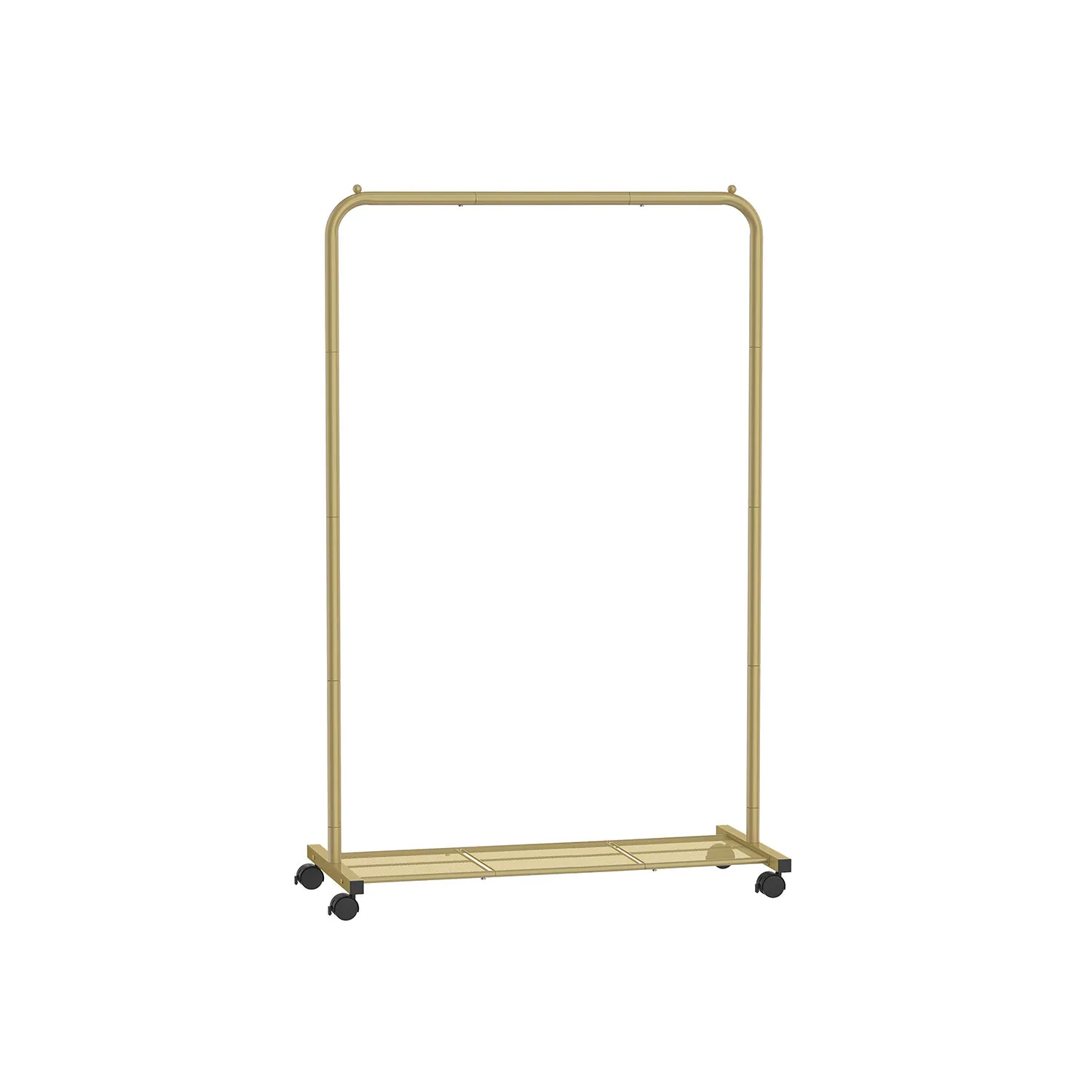 Klesstativ, Metall, 40,5x91x158 cm, Gull