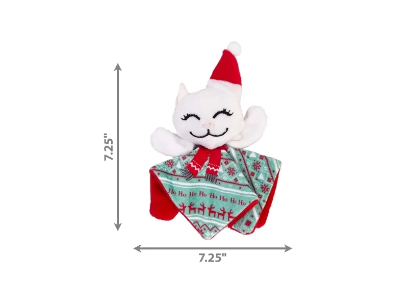 Kong Kattleksak Holiday Crackles Santa Kitty Flerfärgad