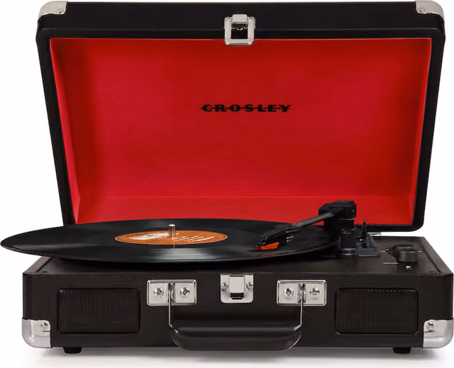 Crosley Cruiser Deluxe Platespiller Toveis Bluetooth - Svart