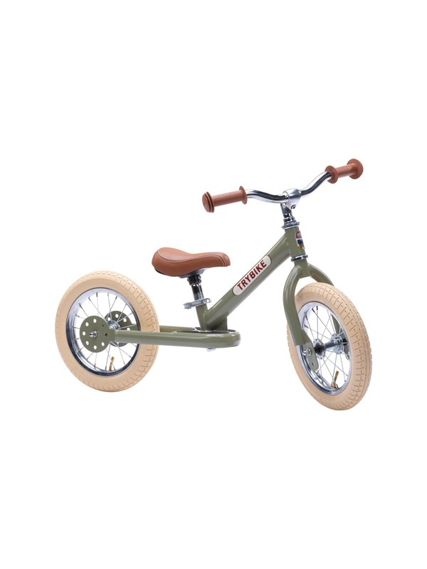 Trybike 2 wheels steel - Vintage green