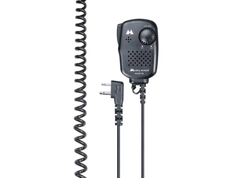 Midland MA26-XL?, Høyttaler/mikrofon, Midland, Sort