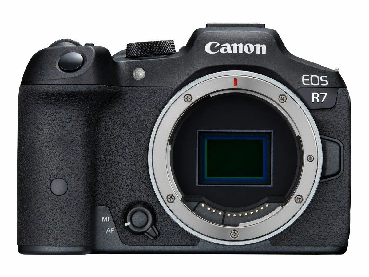 Canon EOS R7 kamerahus  EF adapter