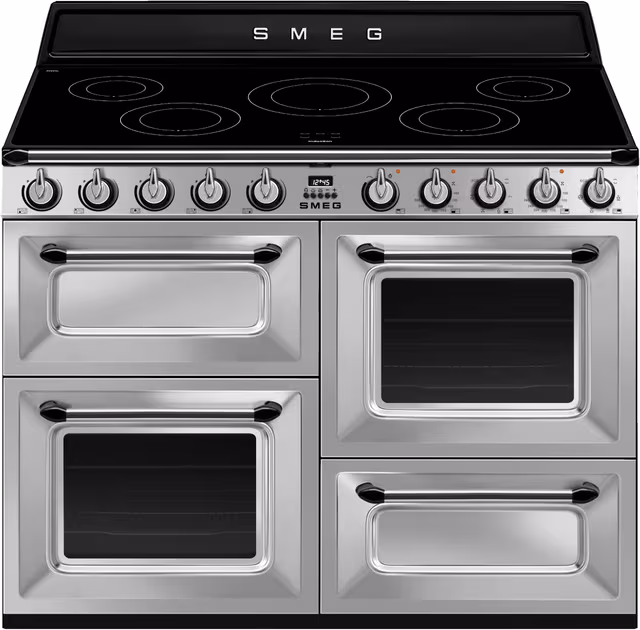 Smeg Victoria Induksjonskomfyr TR4110IX2 (110cm)