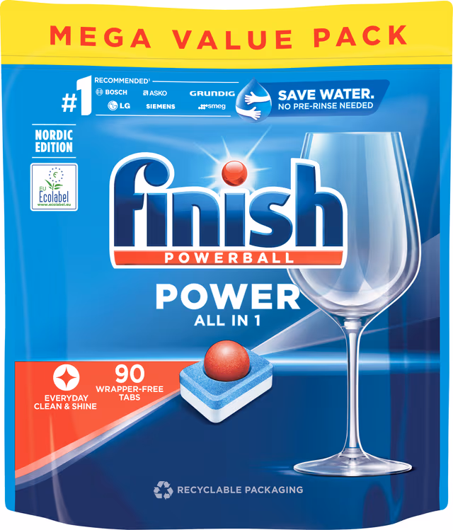 Finish All-In-1 Max oppvaskmiddel 3265812