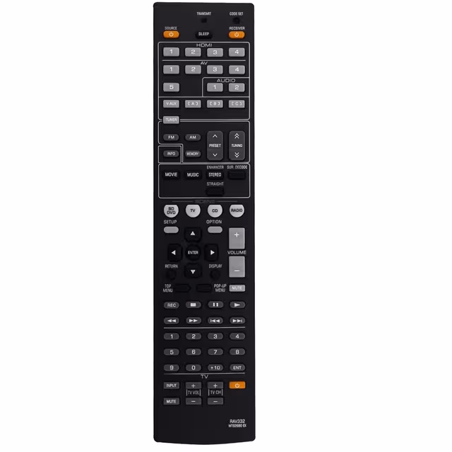 Fjernkontrollerstatning for RAV332 For Yamaha Audio/Video Receiver
