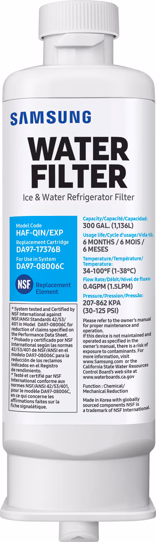 Samsung vannfilter HAF-QIN/EXP