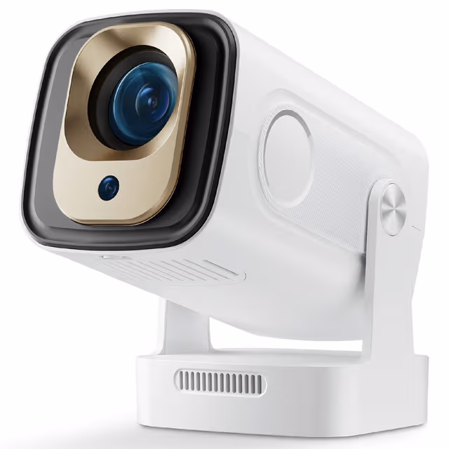HY260 Pro-projektor 1GB+8GB Android 11.0 WiFi6 BT5.4 Hjemmekino 200 ANSI Lumen