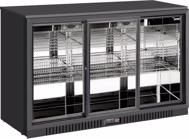 FrigeluX Barkjøleskap AB320MIR (sort)