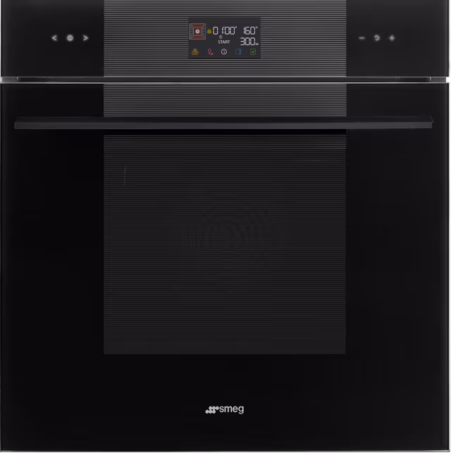 Smeg Linea Innbyggingsovn med mikro SO6102M2B3 (sort)
