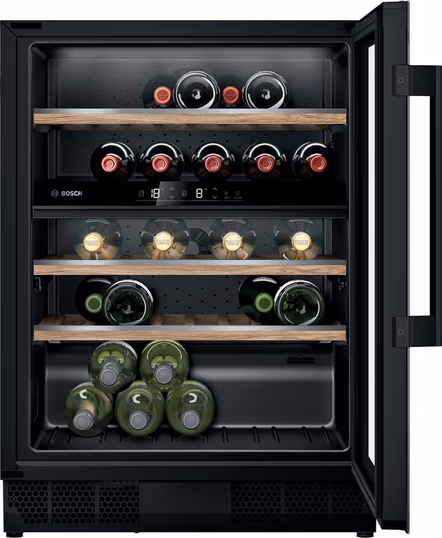 Bosch serie 6 vinskap KUW21AHG0 (integrert 44 flaskor)