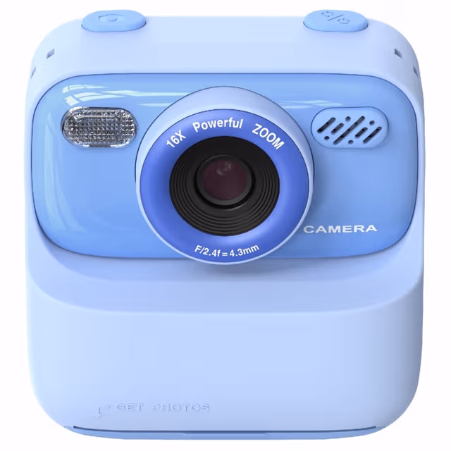 2,4 - tommers skjerm Instant HD Dual Lens oppladbart kamera med 32 GB minnekort