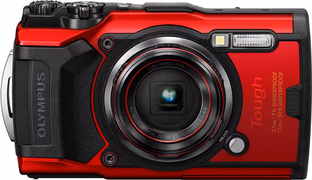 Olympus Tough kompaktkamera TG-6 (rød)