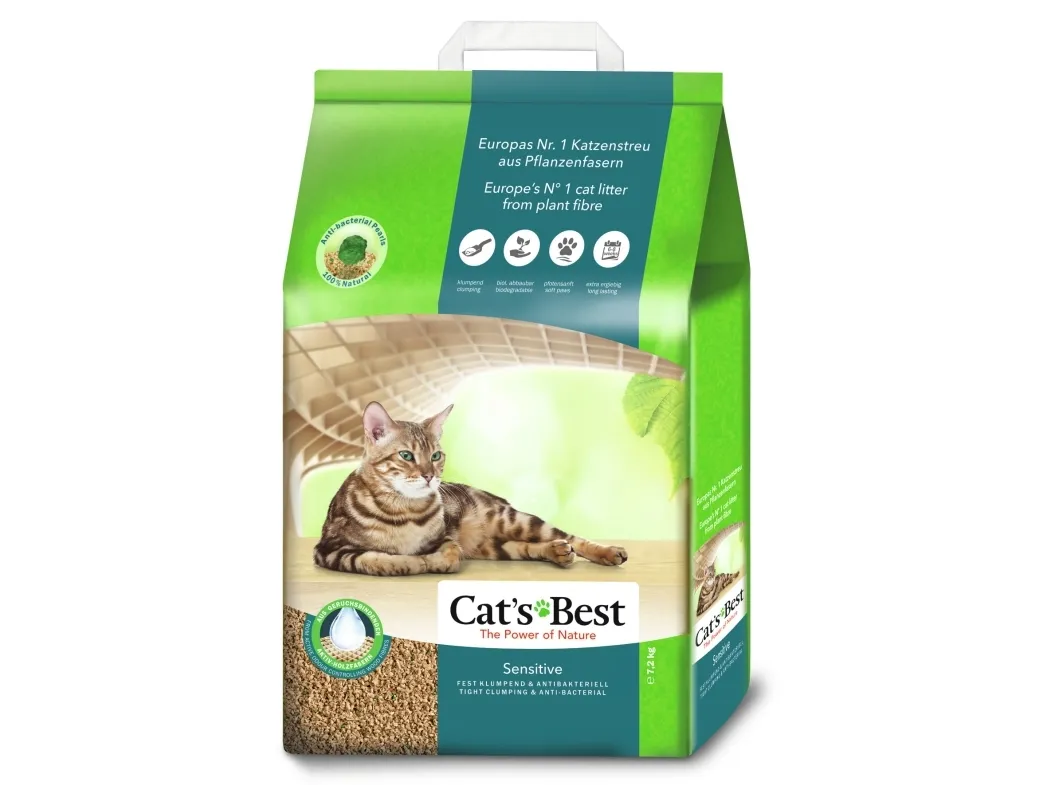 Cat's Best Sensitive - zwirek drewniany dla kota