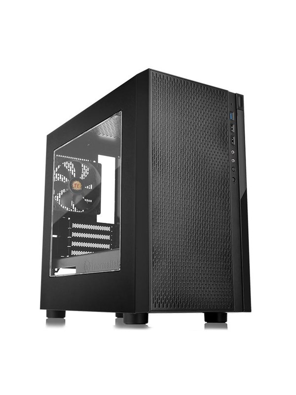 Thermaltake Versa H18 Window - Kabinett - Minitower - Svart