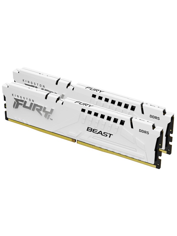 Kingston FURY Beast DDR5-5600 - 64GB - CL36 - Dual Channel (2 pcs) - AMD EXPO & Intel XMP - Hvit