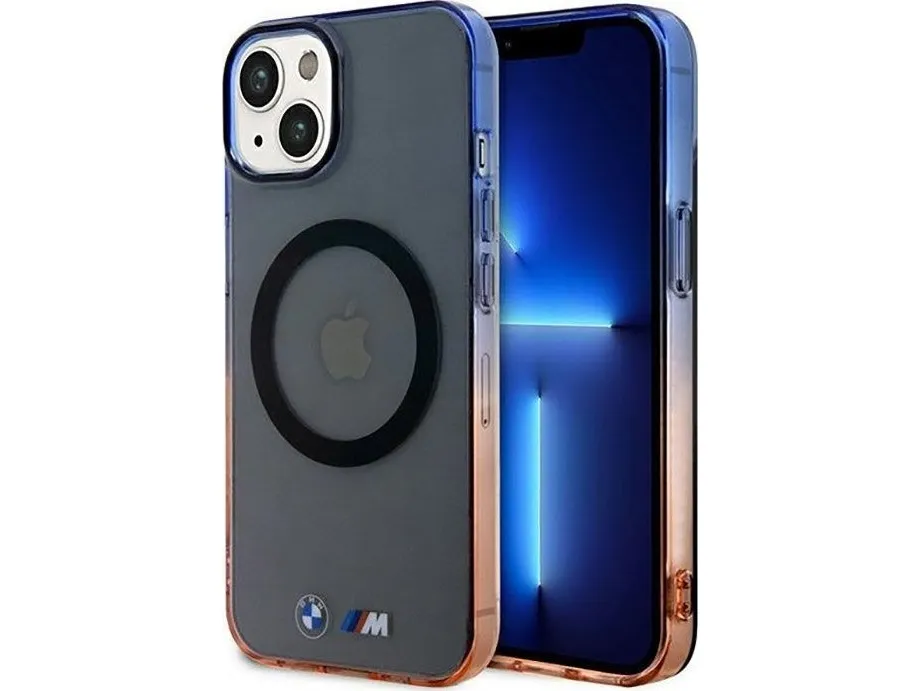 BMW BMHMP14SHTGE iPhone 14 6.1" grey/grey hardcase Gradient Bumper MagSafe