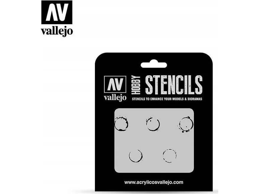 Vallejo sjablonger – Drum Oil Markings