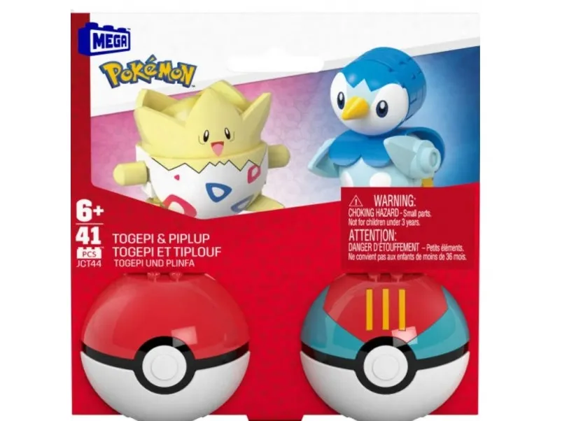 MEGA Pokémon Piplup og Togepi Pokéball (2-pak) JCT44