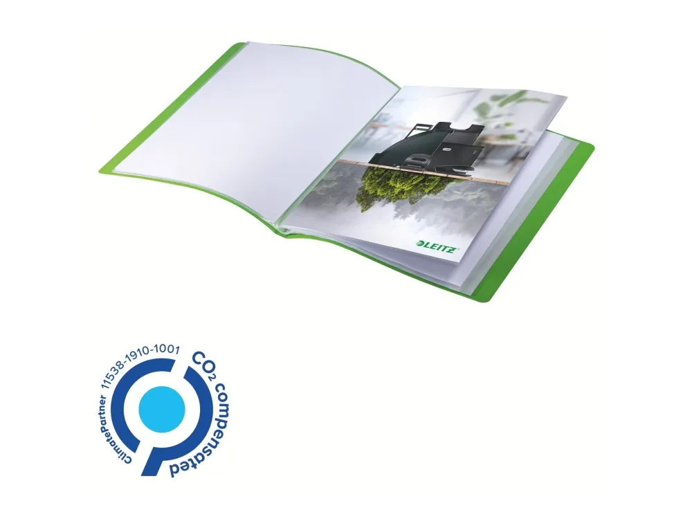 Leitz Recycle - Displaybok - for A4 (210 x 297 mm) - kapasitet: 80 ark - grønn