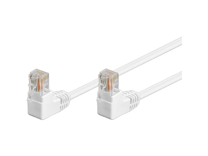 Goobay 96071-, 2 m, Cat5e, U/UTP (UTP), RJ-45, RJ-45, Hvit