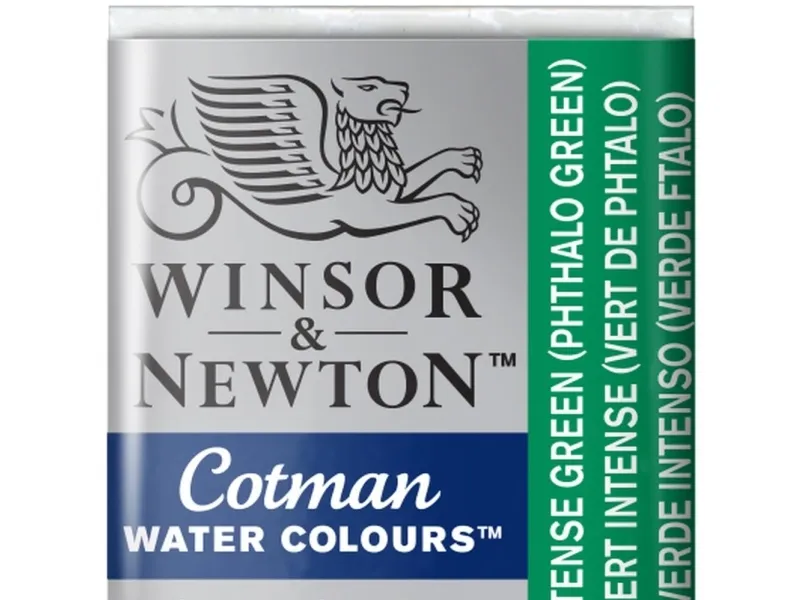 Winsor & Newton Cotman akvarell 1/2 panne Intense Green 329