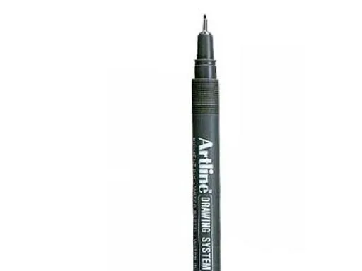 Artline Drawing System 0.8, Svart, Svart, 1 stykker