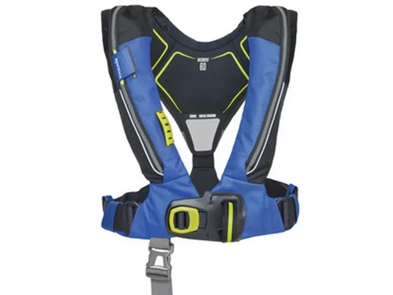 Spinlock Deckvest 6D redningsvest HRS 170N, rød/blå