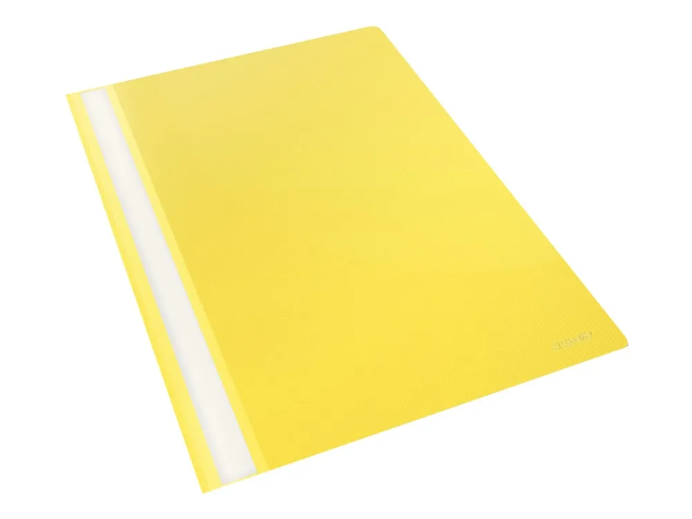 Esselte - Rapportfil - for A4 (210 x 297 mm) - kapasitet: 160 ark - gul (en pakke 25)
