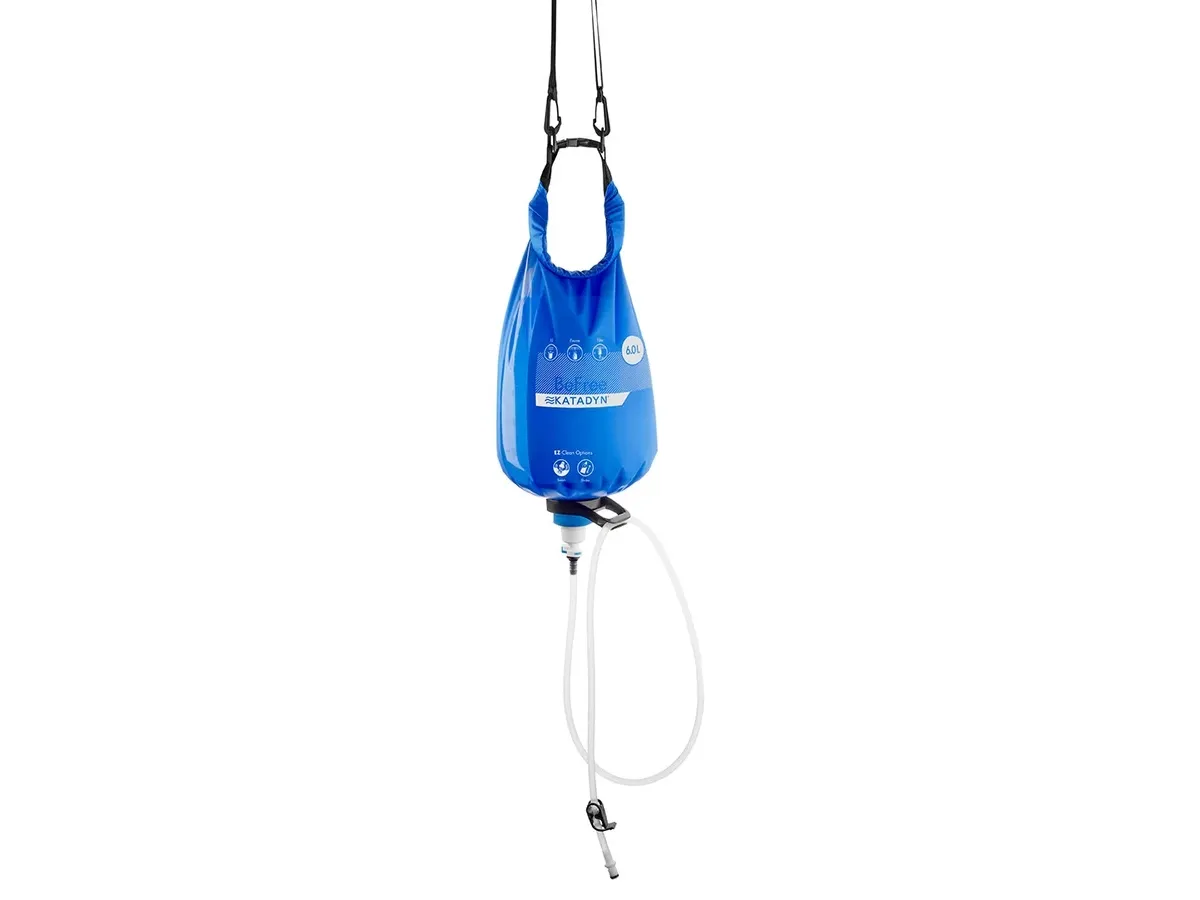 Katadyn 8020859, 6 l, Sort, Blå, 6 l, 2 l/min, Klart vann, Hvitt vann, 230 mm