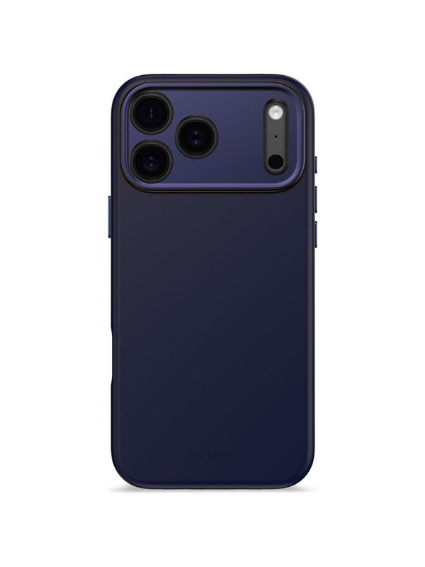 Decoded - AntiMicrobial Silicone Backcover for iPhone 17 Pro Max - True Navy