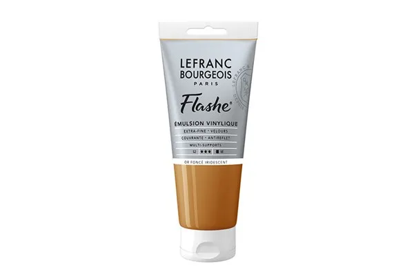 Flashe akrylmaling 80 ml deep gold iriserende