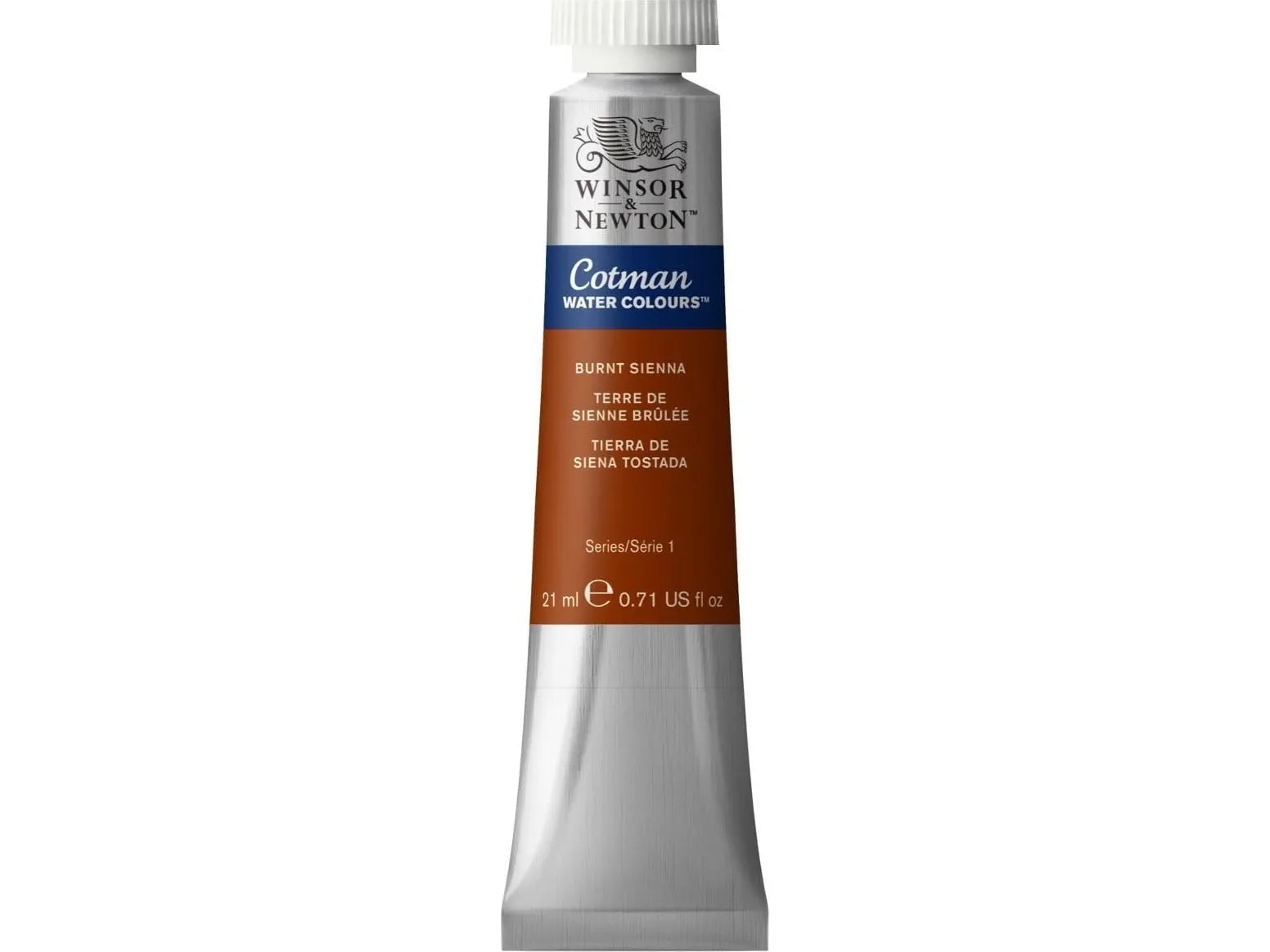 Cotman akvarellmaling 21 ml Burnt Sienna 074