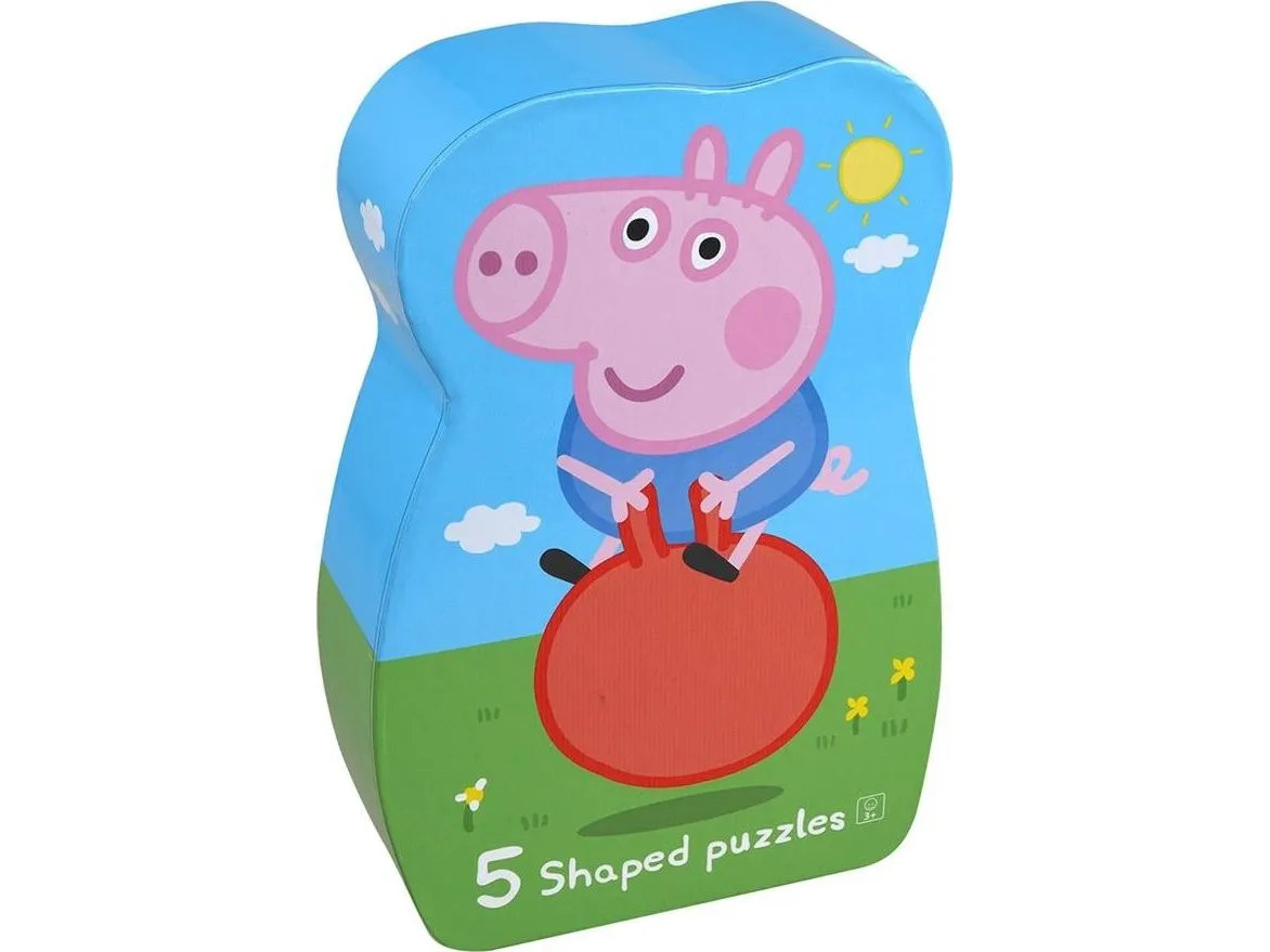 Puslespill for barn George - 5 puslespill 24 deler