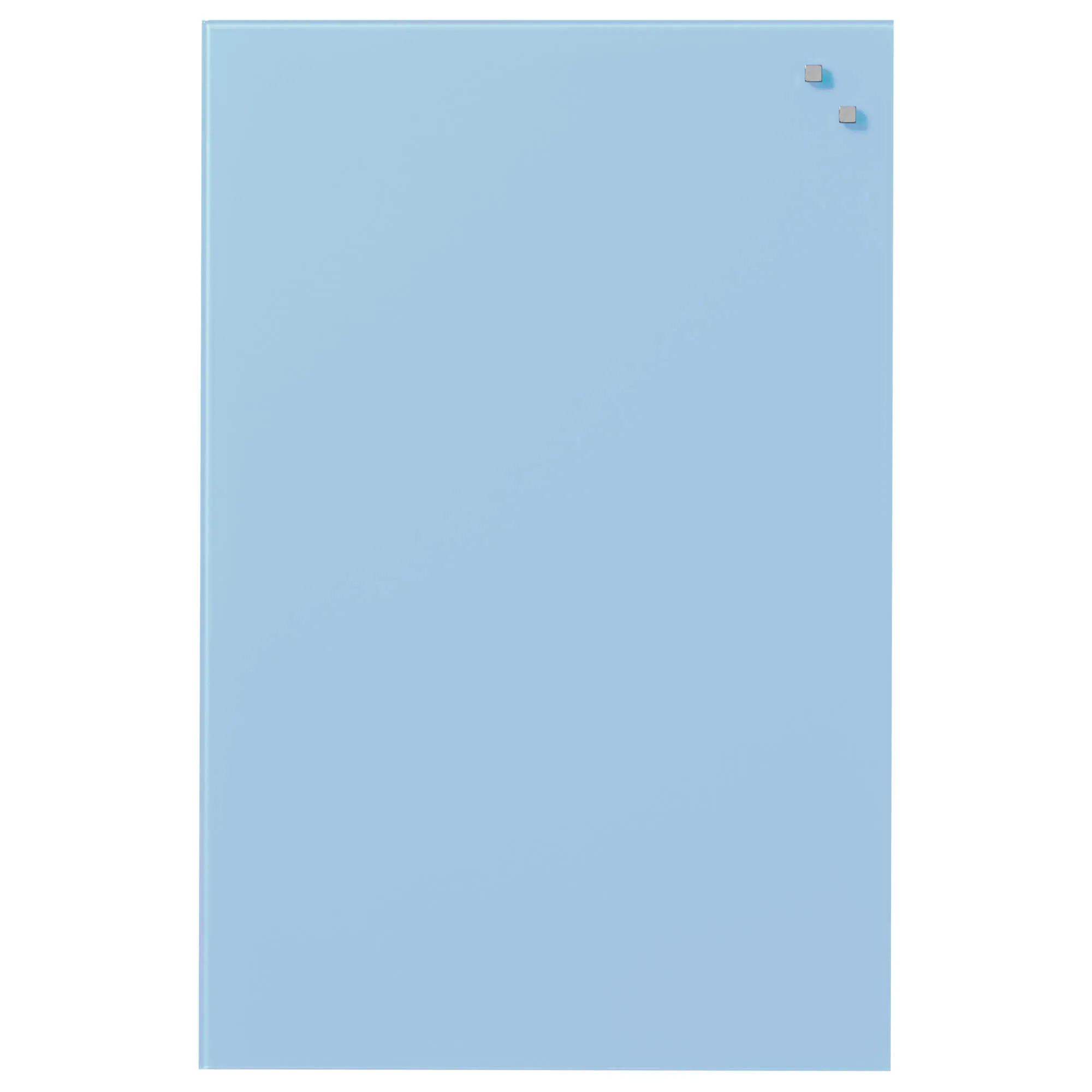 Magnetisk glastavle 40 x 60 cm lyseblå