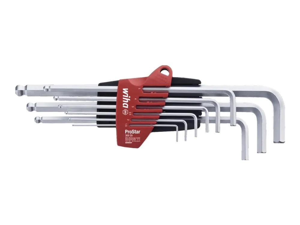 Wiha ProStar 369 - L-nøkkelsett - 10 deler - inn holder