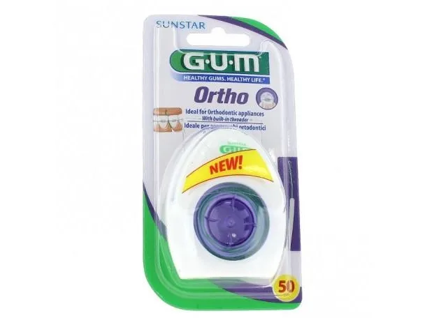 Sunstar GUM D.GUM NIC ORTHO floss 3220