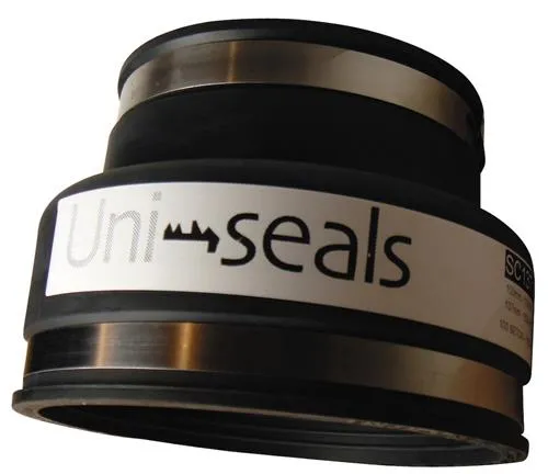 Uni-Seals 100-115/121-136 mm kobl. 110 mm til ler 10 cm, i jord