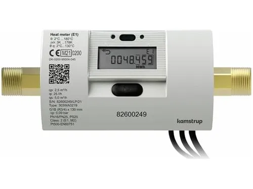 Kamstrup Multical 303 0,6m3/h - Energimåler. Batteri, Wireless M-bus, Mwh,returløb,110mm,3/4