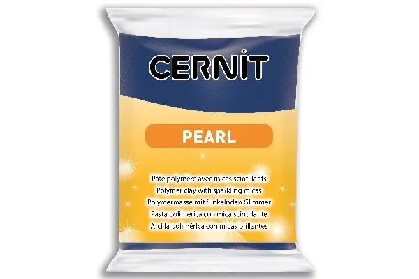 Cernit Pearl (perlemor) 56 g, blå