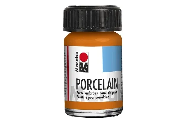 Porselen & Glass blank 15 ml orange (013)