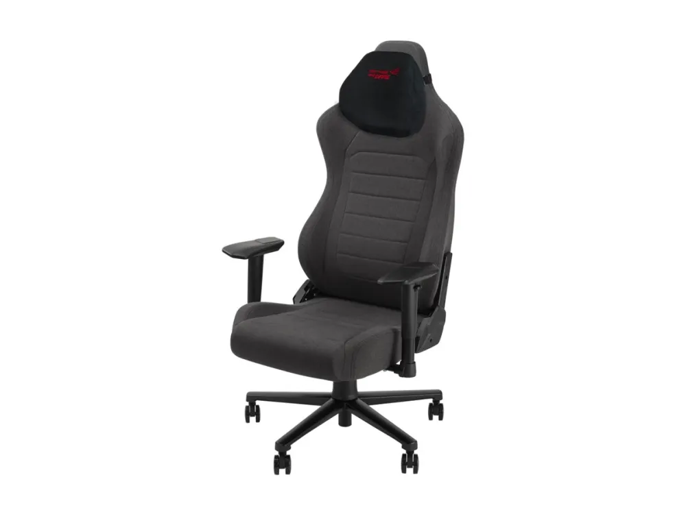 ASUS ROG Aethon - Spillestol - ergonomisk - armlener - T-formet - tipping - stålramme - fabric gray
