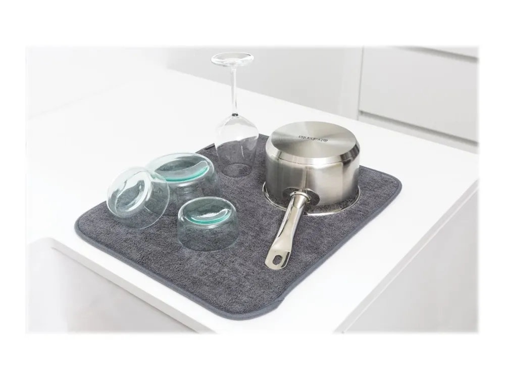 Brabantia - Draining mat - 47 x 40 x 1 cm - mørk grå