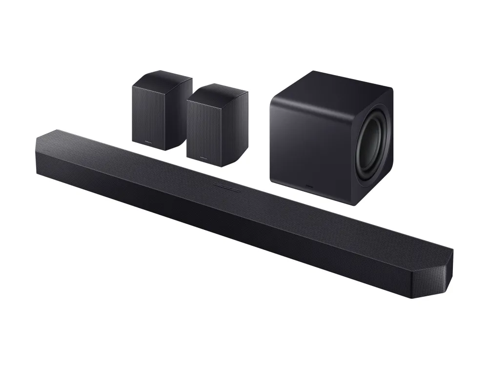Samsung HW-Q990H - Q-Series - Lydplankesystem - for hjemmeteater - 11.1.4-kanal - trådløs - Bluetooth, Wi-Fi - Appstyrt - titansvart