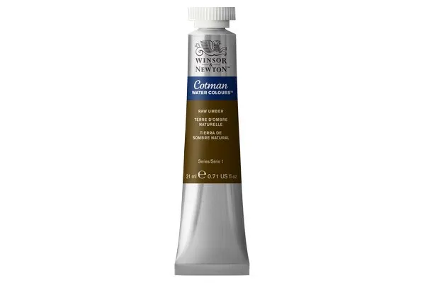 Cotman akvarellfarge 21 ml Raw Umber 554