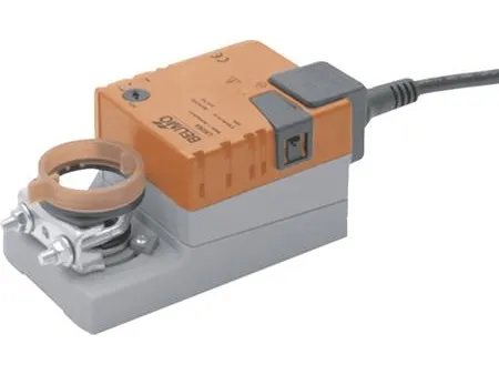 BELIMO Spjældmotor LMC230A-F, AC 230 V, on/off el. 3-punktsstyring, 5 Nm, gangtid 35 sek., forberedt for 8x8 mm bøsning.